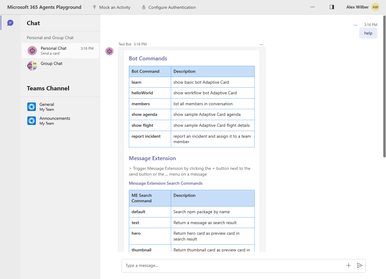 Microsoft 365 Playground
